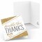 Big Dot of Happiness It's Twins - Gold Twins Baby Shower Thank You Cards (8 count)